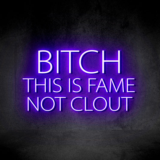 Bitch This Is Fame Not Clout